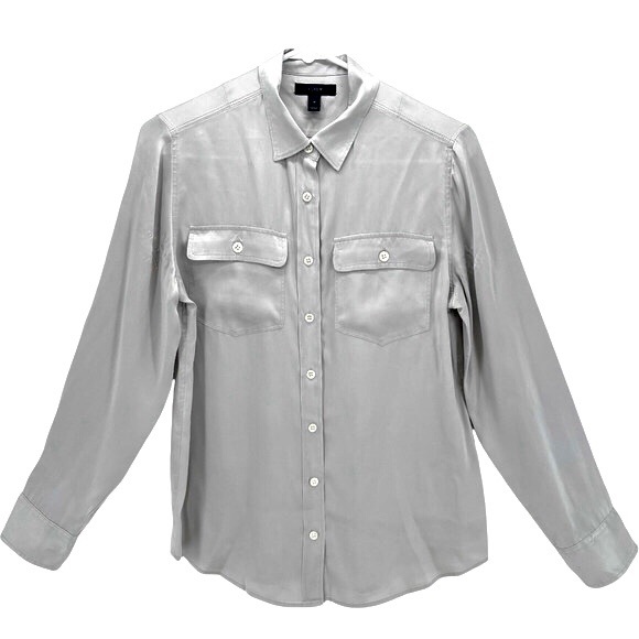 J. Crew Tops - NWT | J. Crew | Silk Button Down Top